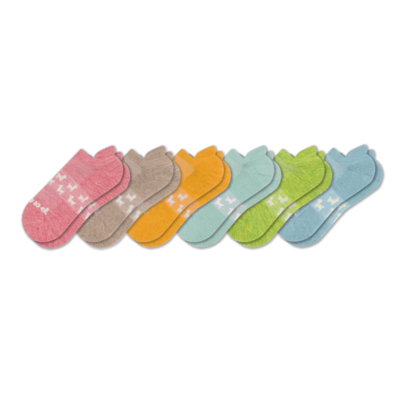 6 Pack - Women's Low Cut Pacas Socks - Image 220