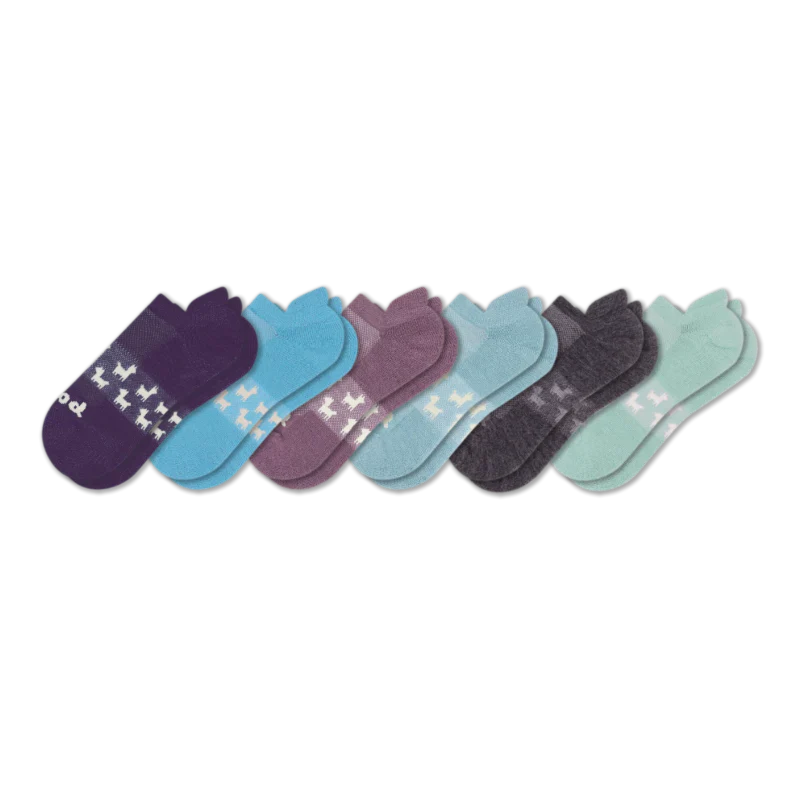 6 Pack - Women's Low Cut Pacas Socks - Image 221
