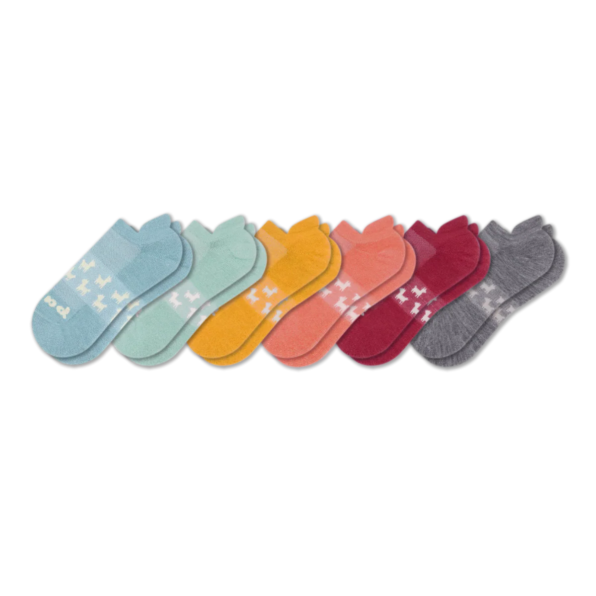 6 Pack - Women's Low Cut Pacas Socks - Image 227