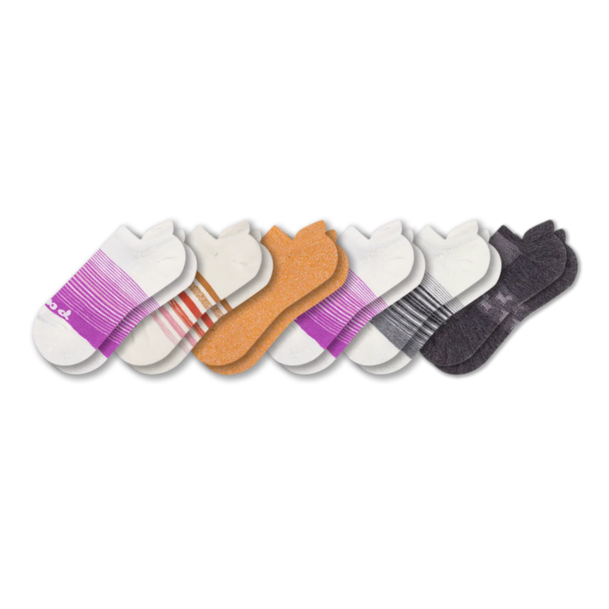 6 Pack - Women's Low Cut Pacas Socks - Image 243
