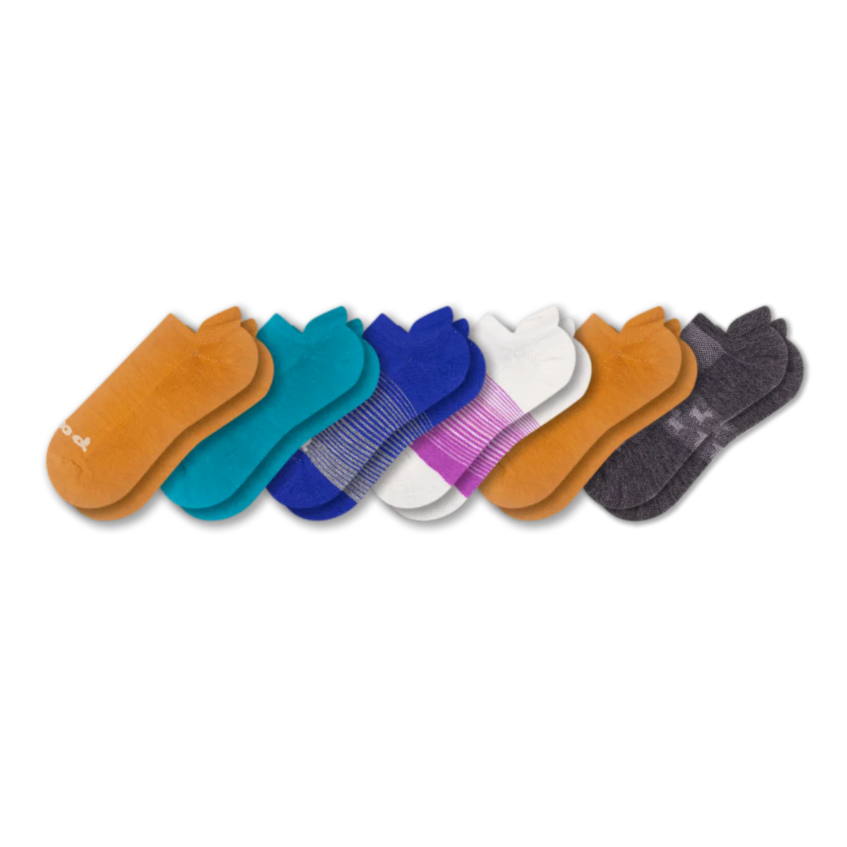 6 Pack - Women's Low Cut Pacas Socks - Image 248