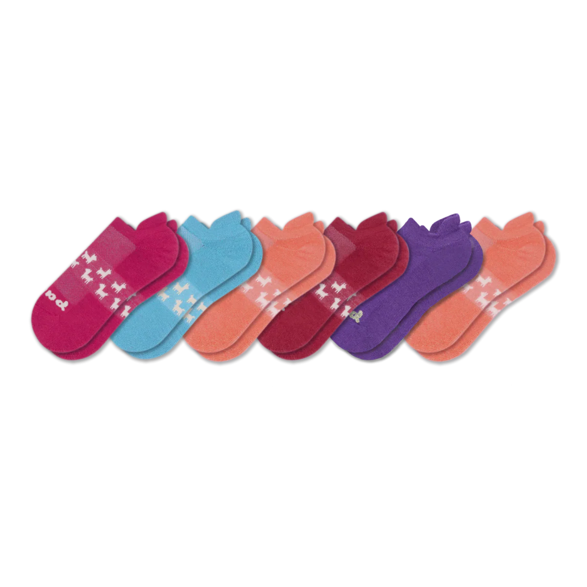 6 Pack - Women's Low Cut Pacas Socks - Image 250