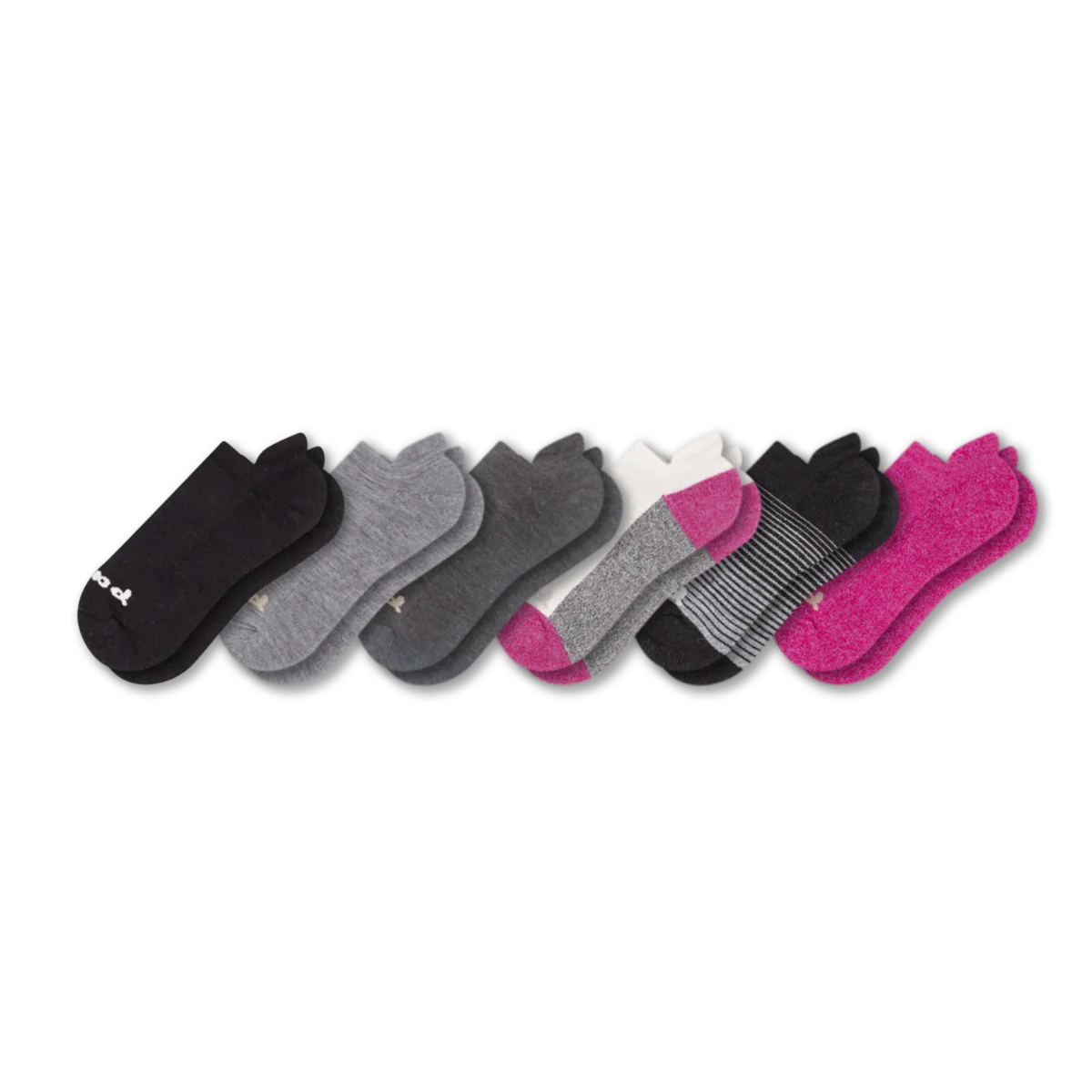 6 Pack - Women's Low Cut Pacas Socks - Image 44
