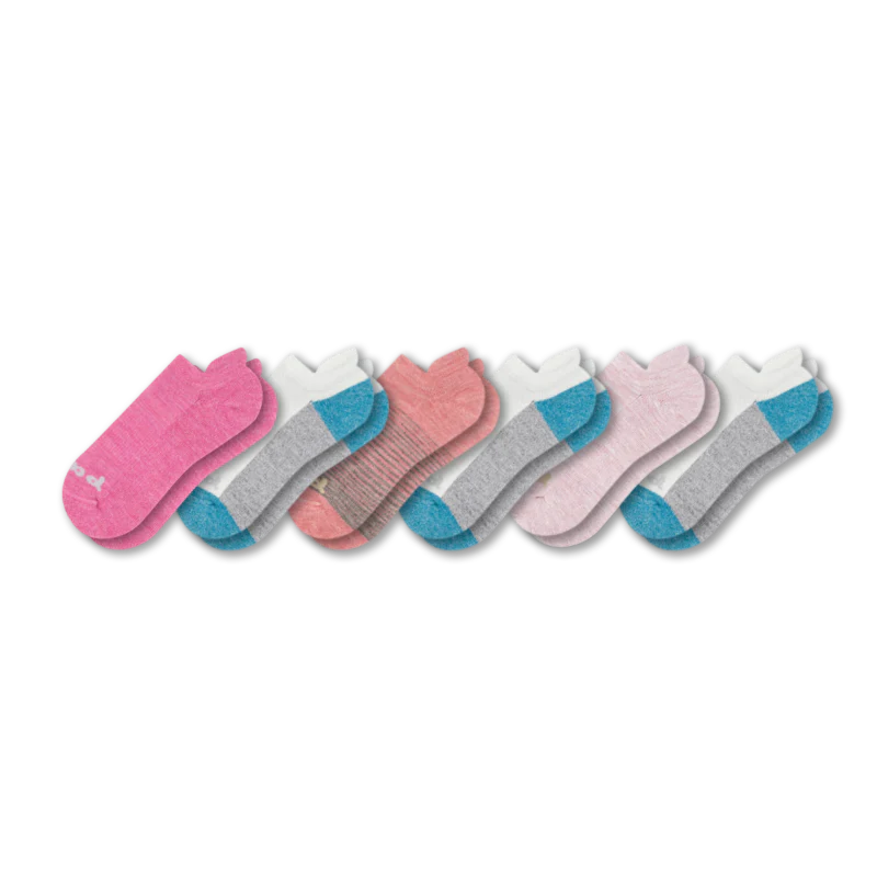 6 Pack - Women's Low Cut Pacas Socks - Image 56