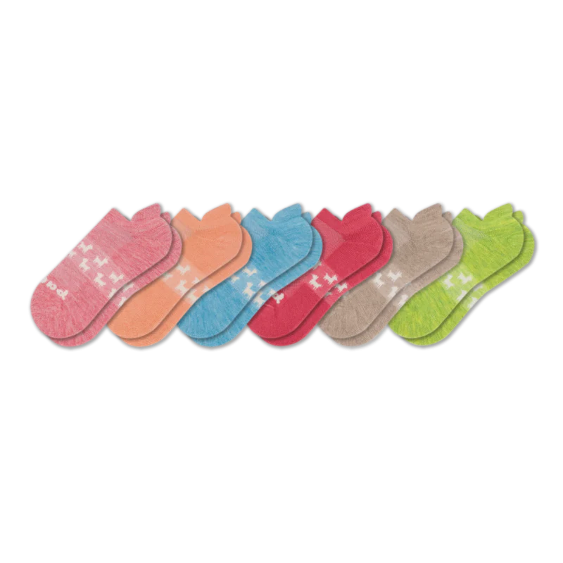 6 Pack - Women's Low Cut Pacas Socks - Image 71