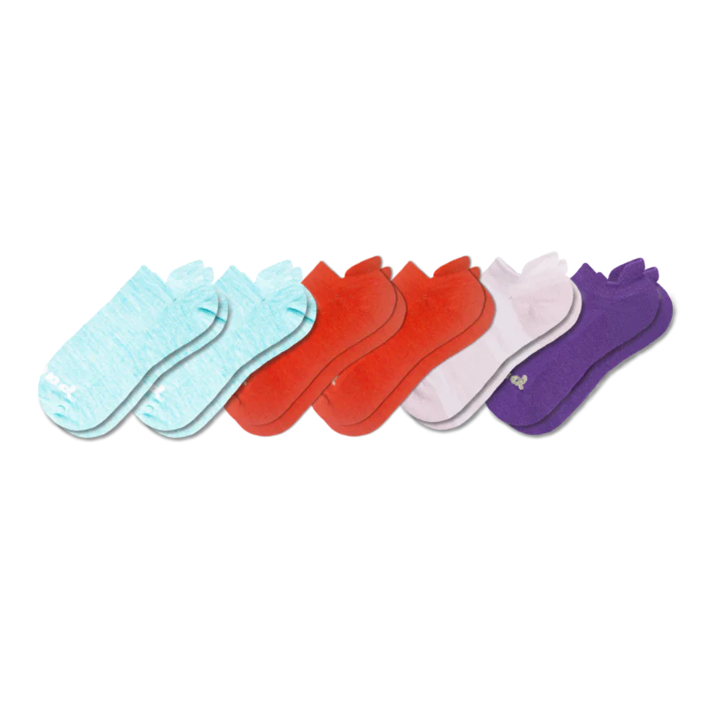 6 Pack - Women's Low Cut Pacas Socks - Image 79