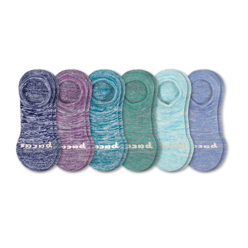 6 Pack - Women's No Show Socks - Image 13