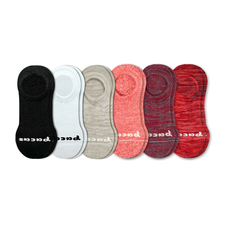6 Pack - Women's No Show Socks - Image 14