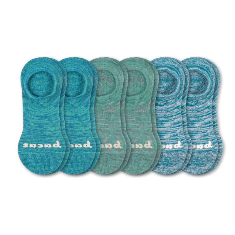 6 Pack - Women's No Show Socks - Image 15