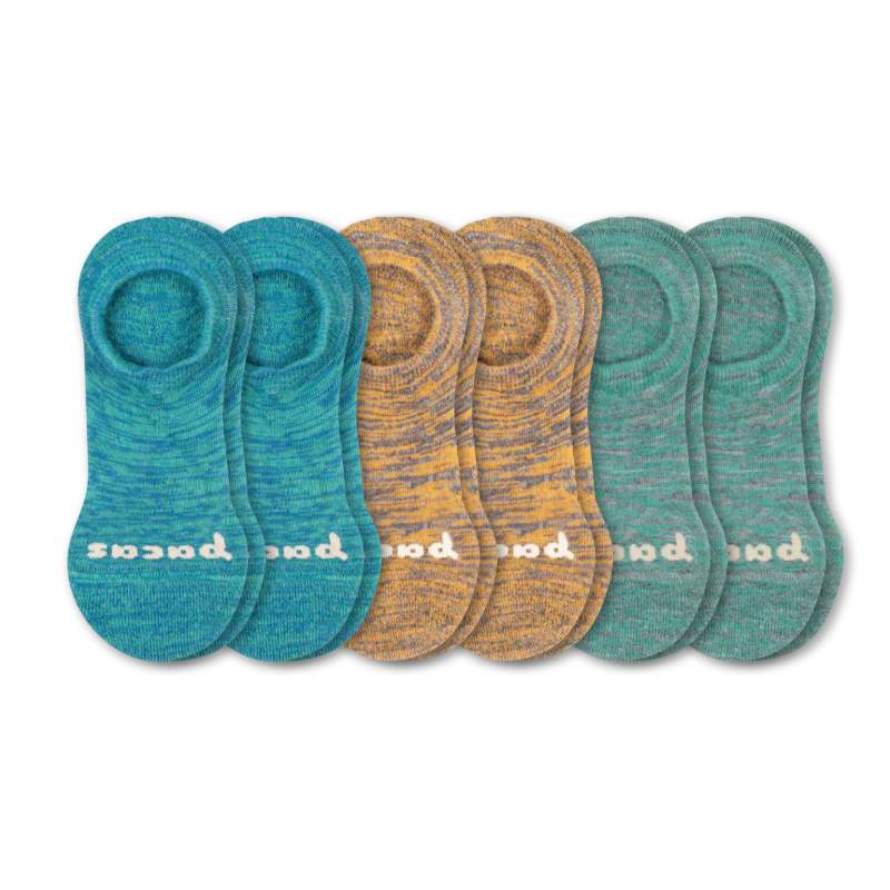6 Pack - Women's No Show Socks - Image 26