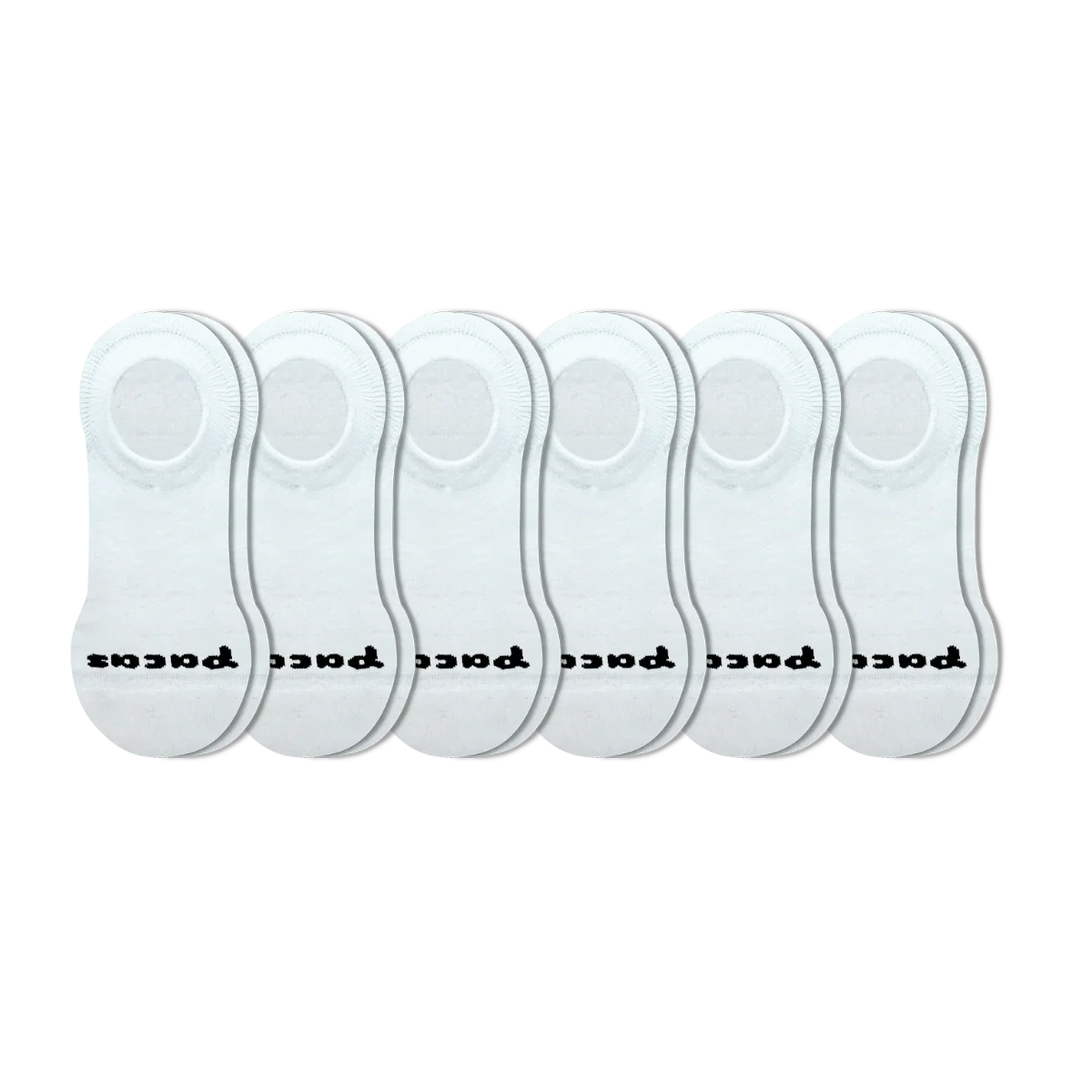 6 Pack - Women's No Show Socks - Image 3