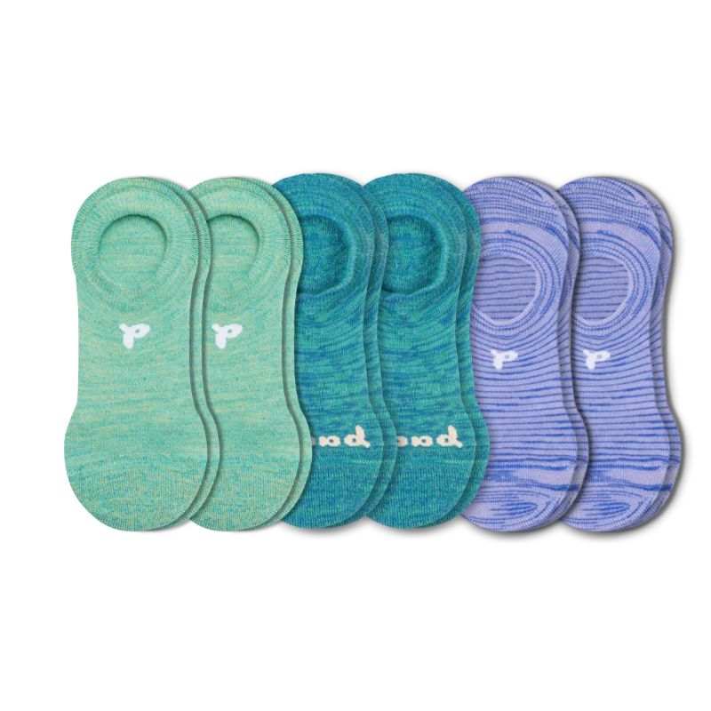 6 Pack - Women's No Show Socks - Image 32