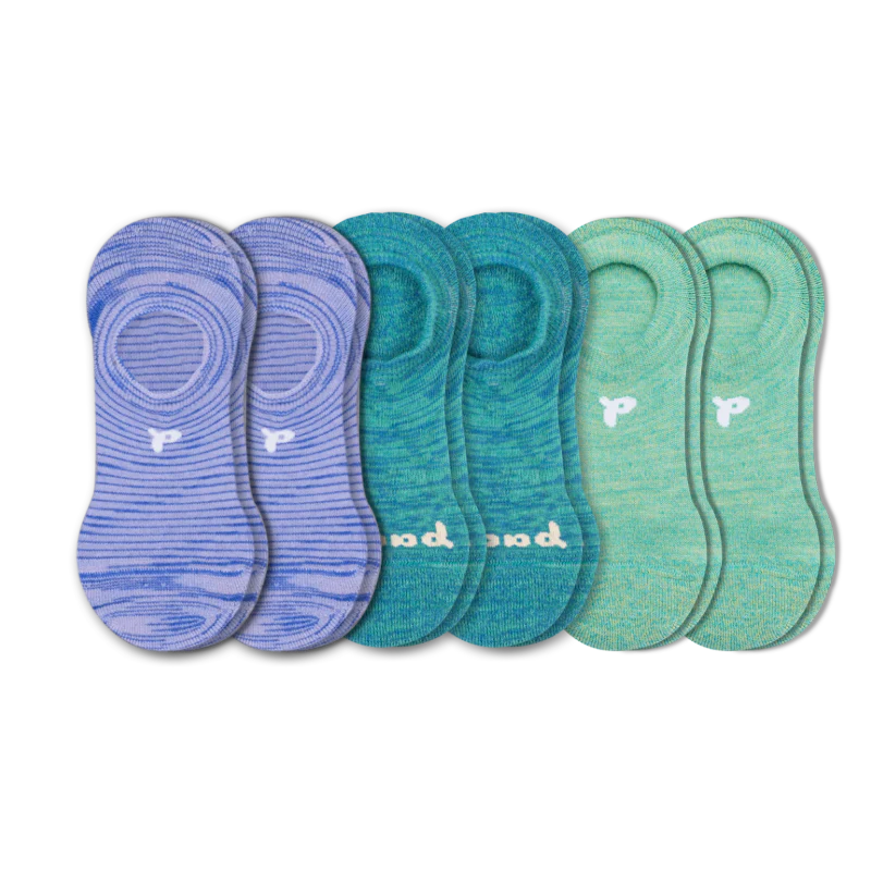 6 Pack - Women's No Show Socks - Image 35