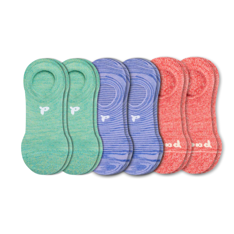 6 Pack - Women's No Show Socks - Image 37