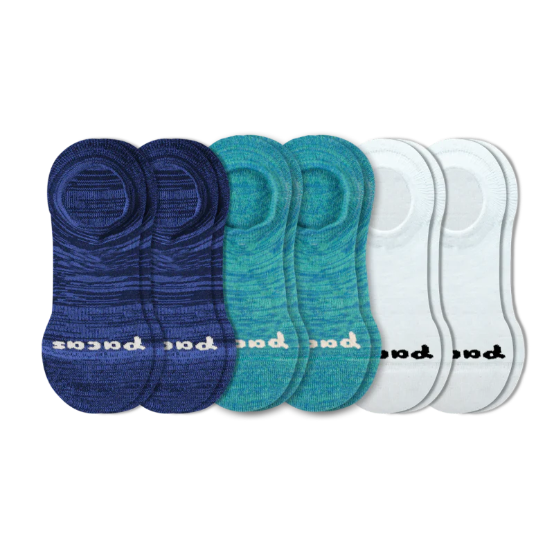 6 Pack - Women's No Show Socks - Image 40