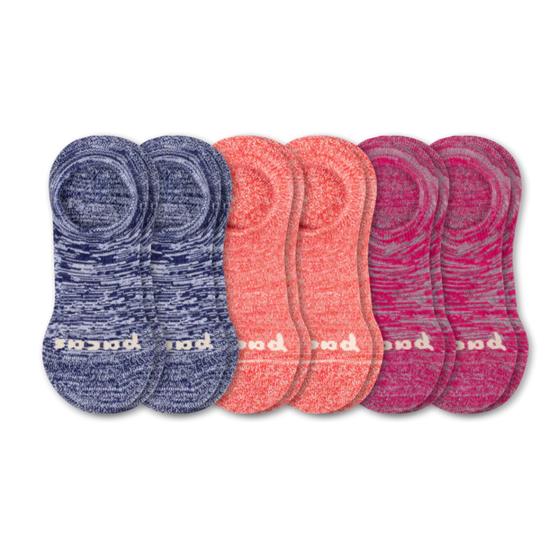 6 Pack - Women's No Show Socks - Image 48