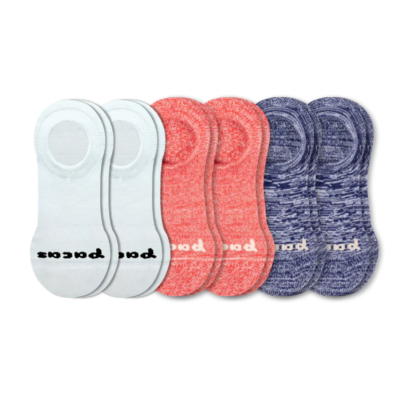 6 Pack - Women's No Show Socks - Image 49
