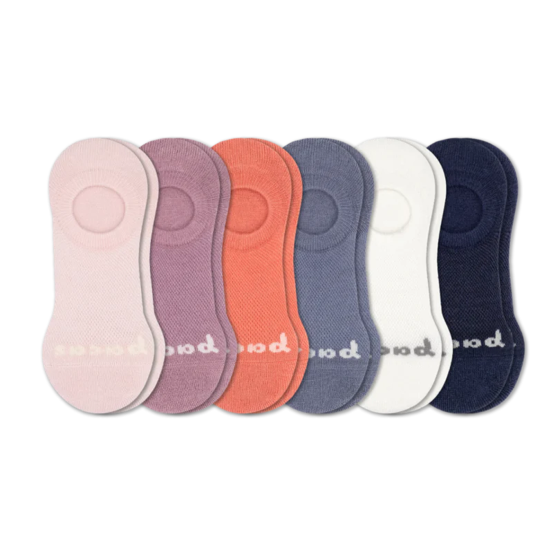 6 Pack - Women's No Show Socks - Image 56