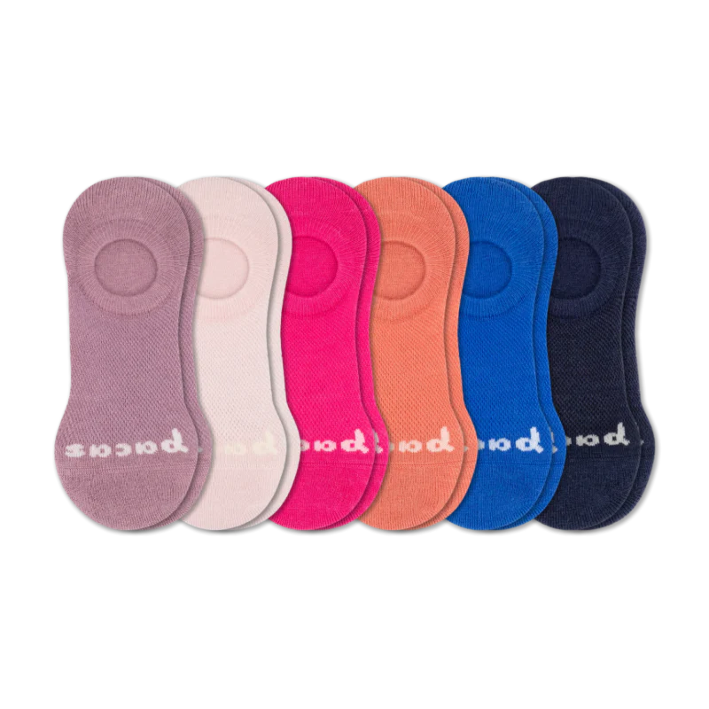 6 Pack - Women's No Show Socks - Image 59