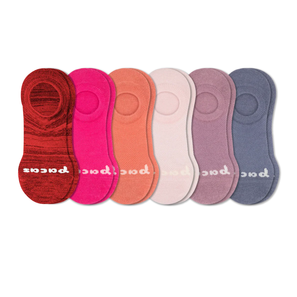 6 Pack - Women's No Show Socks - Image 61