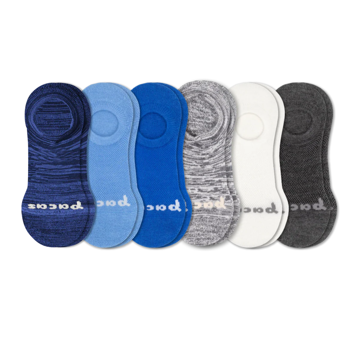 6 Pack - Women's No Show Socks - Image 65