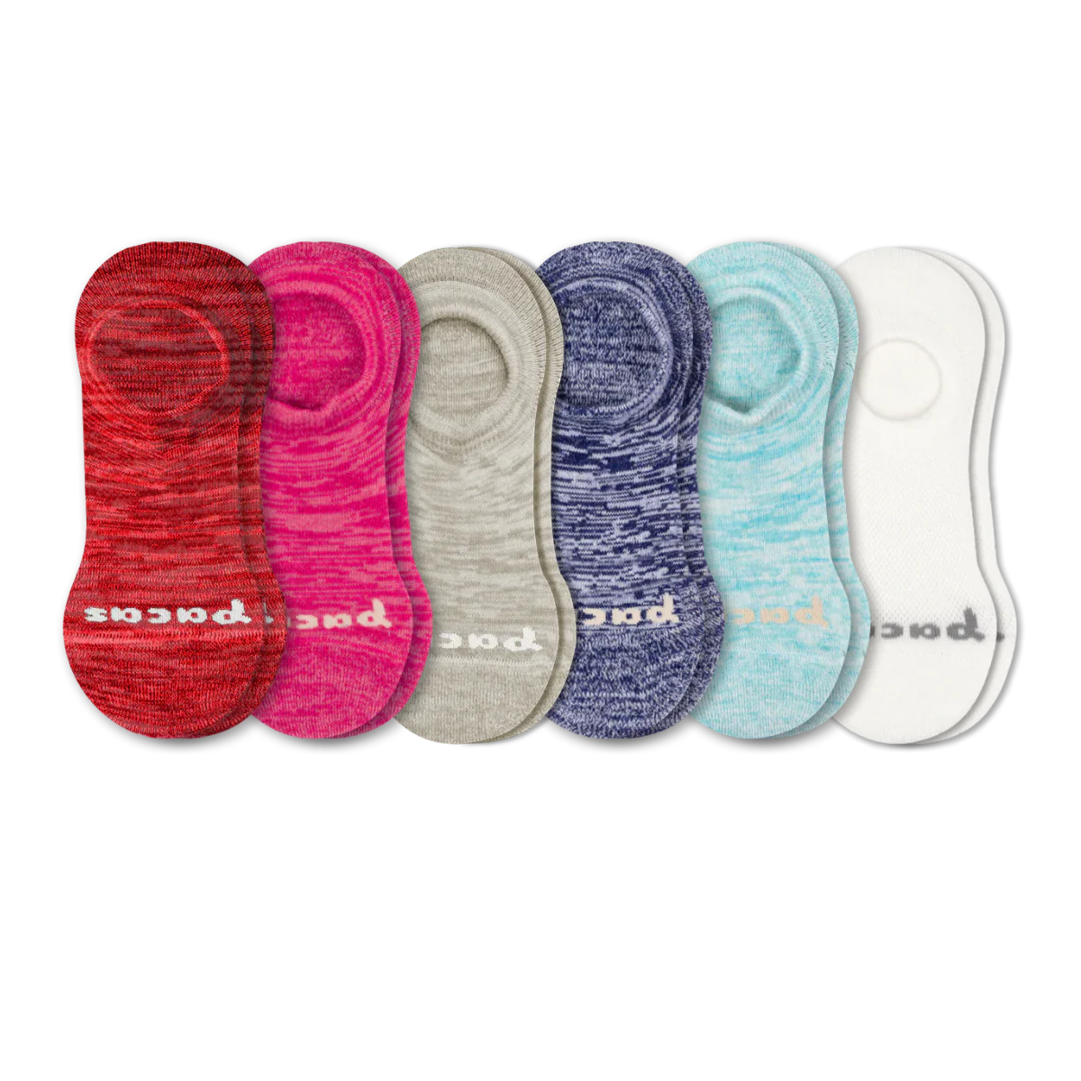 6 Pack - Women's No Show Socks - Image 66