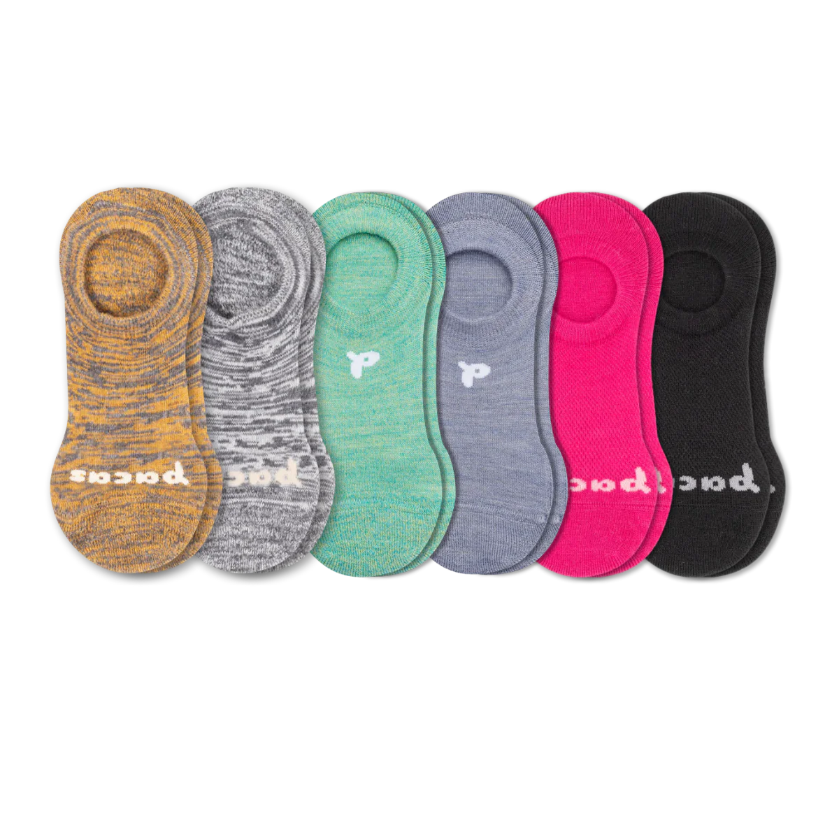 6 Pack - Women's No Show Socks - Image 67
