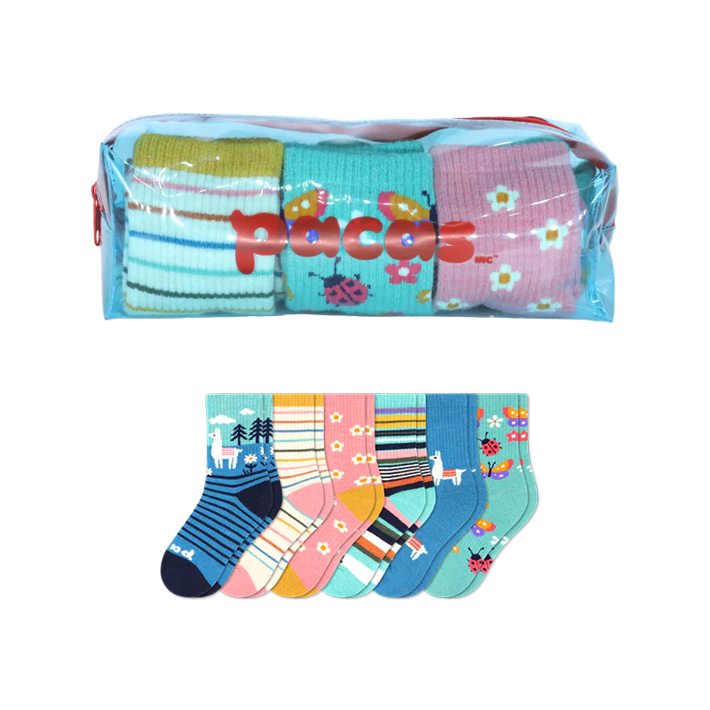 6 Pack - Kids' Crew Pacas Socks - Image 37