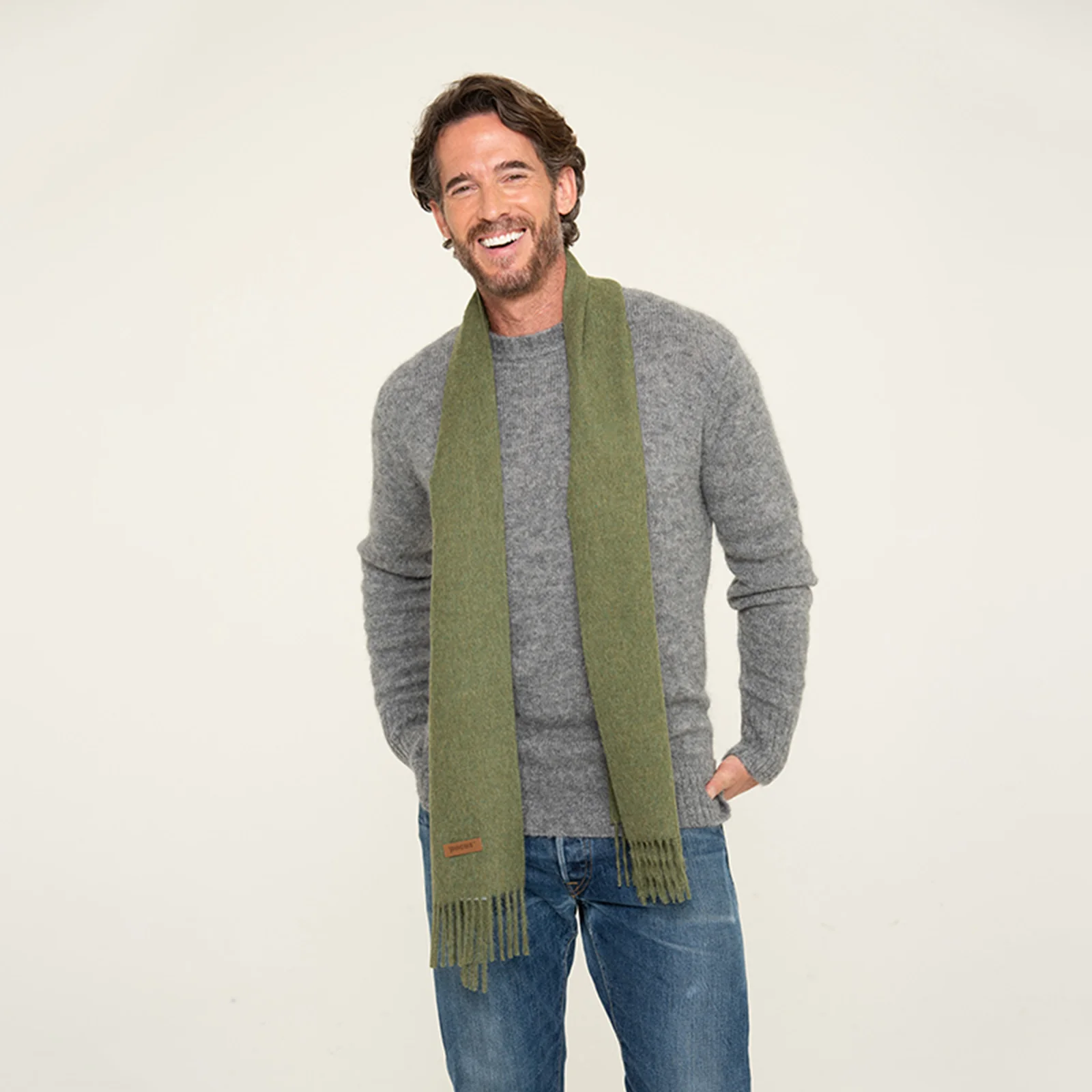Men's Solid Scarf - Image 14