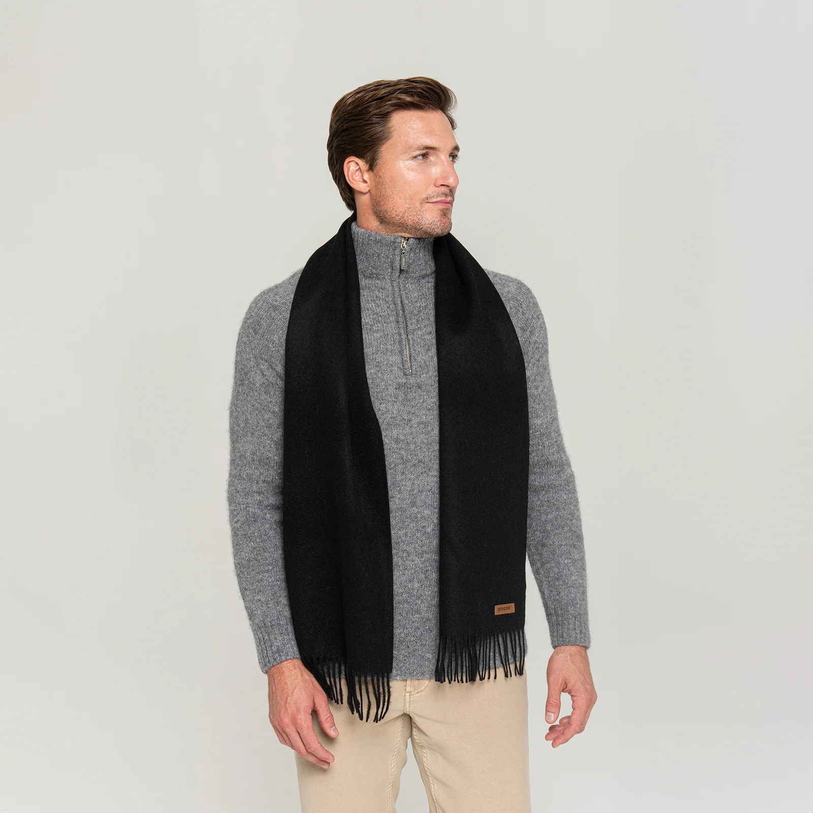 Men's Solid Scarf - Image 24