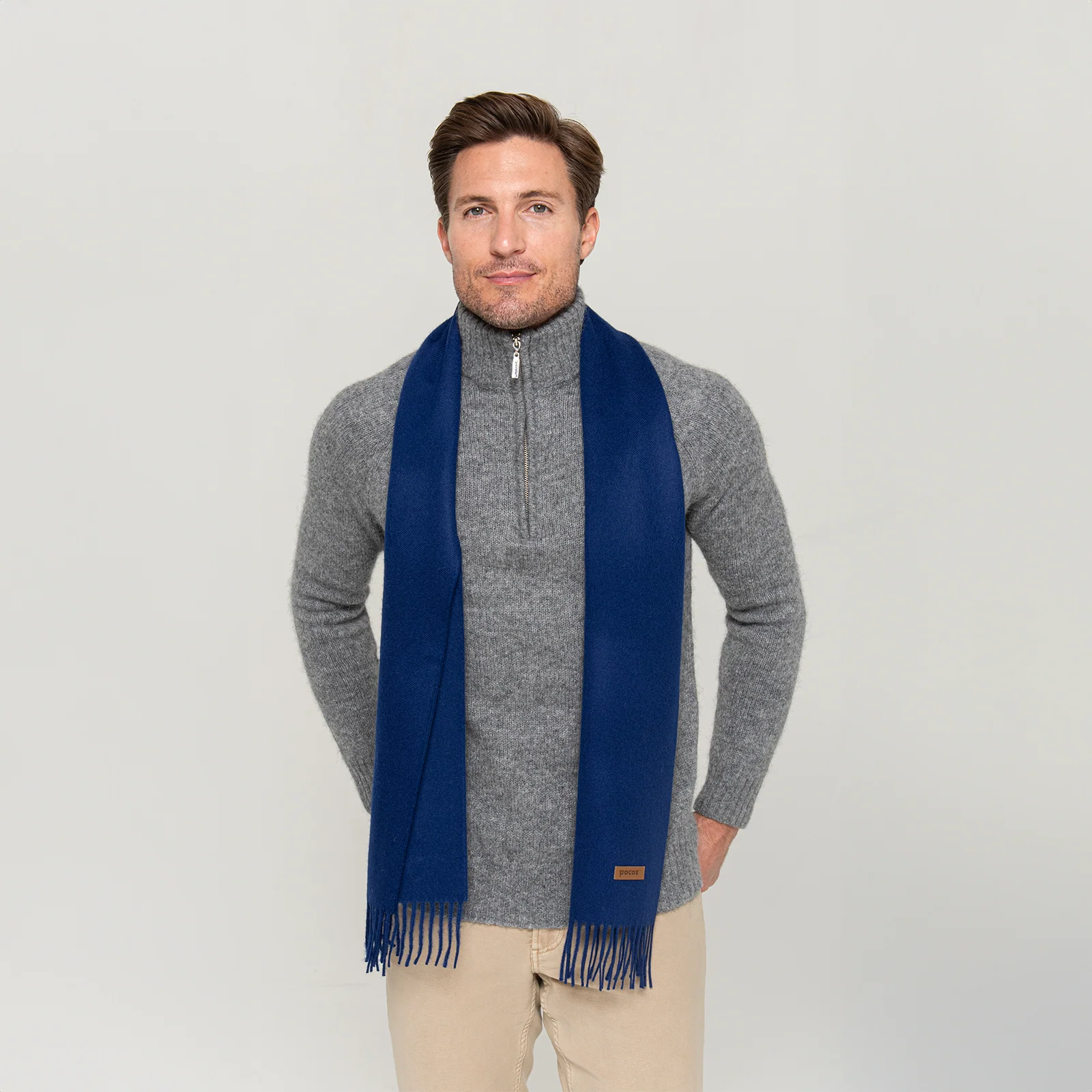Men's Solid Scarf - Image 25