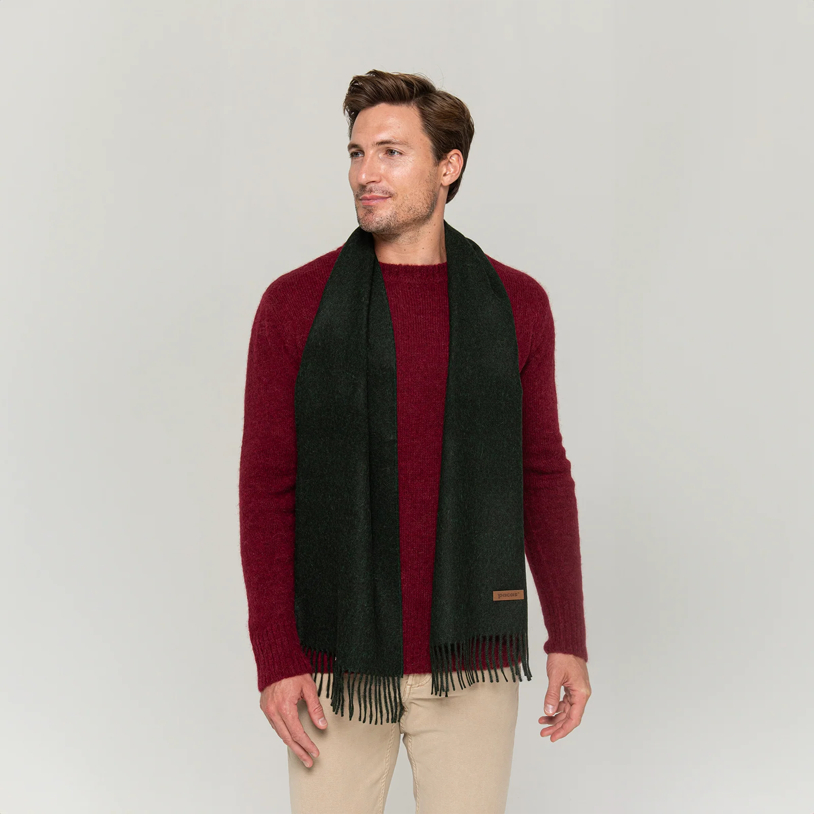 Men's Solid Scarf - Image 26