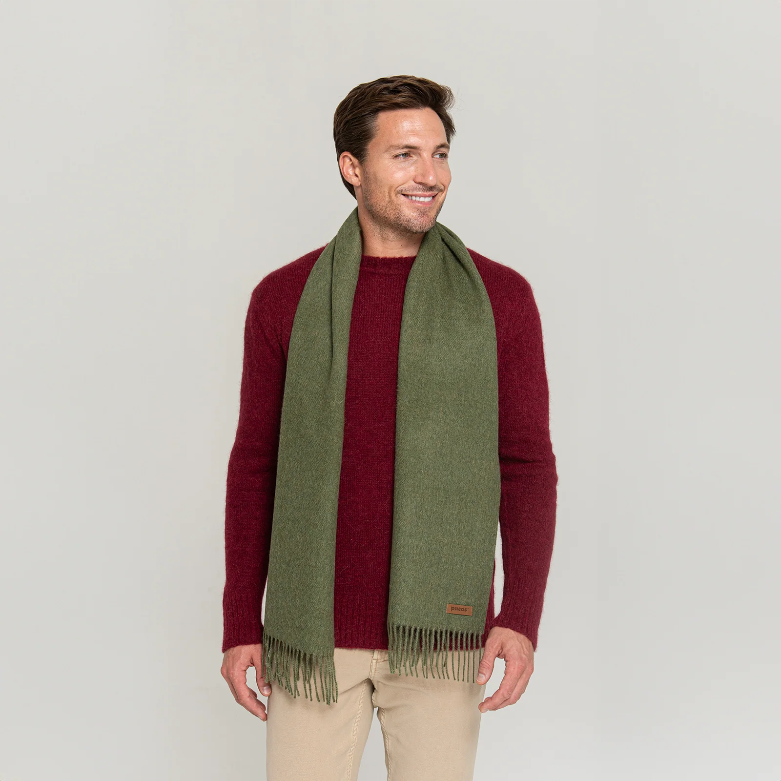 Men's Solid Scarf - Image 27