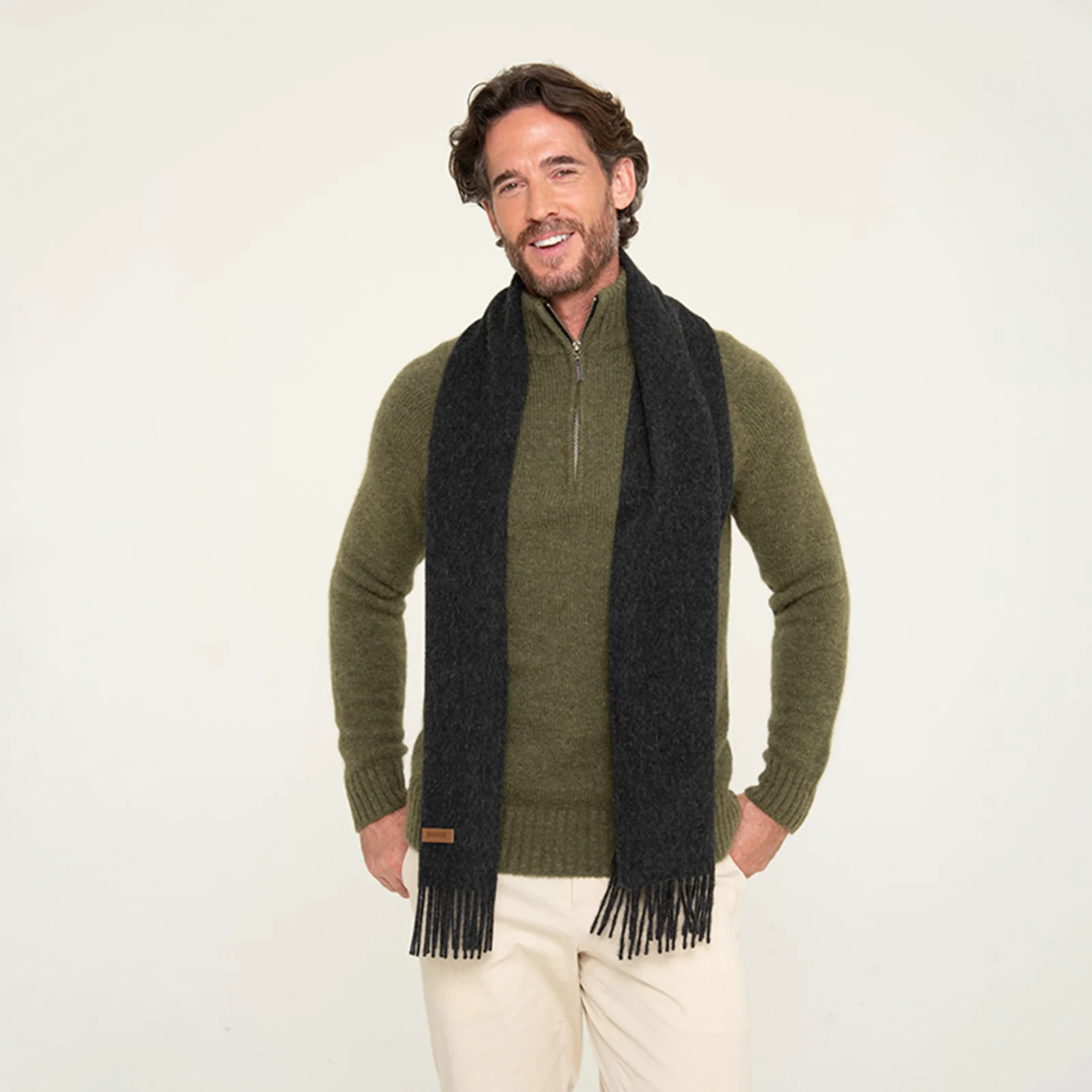Men's Solid Scarf - Image 4