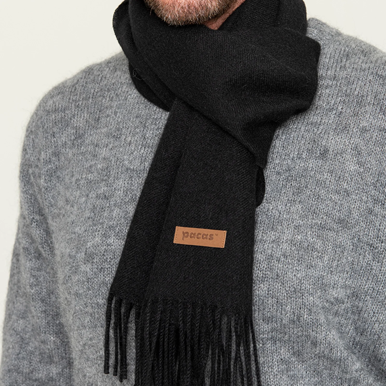 Men's Solid Scarf - Image 5