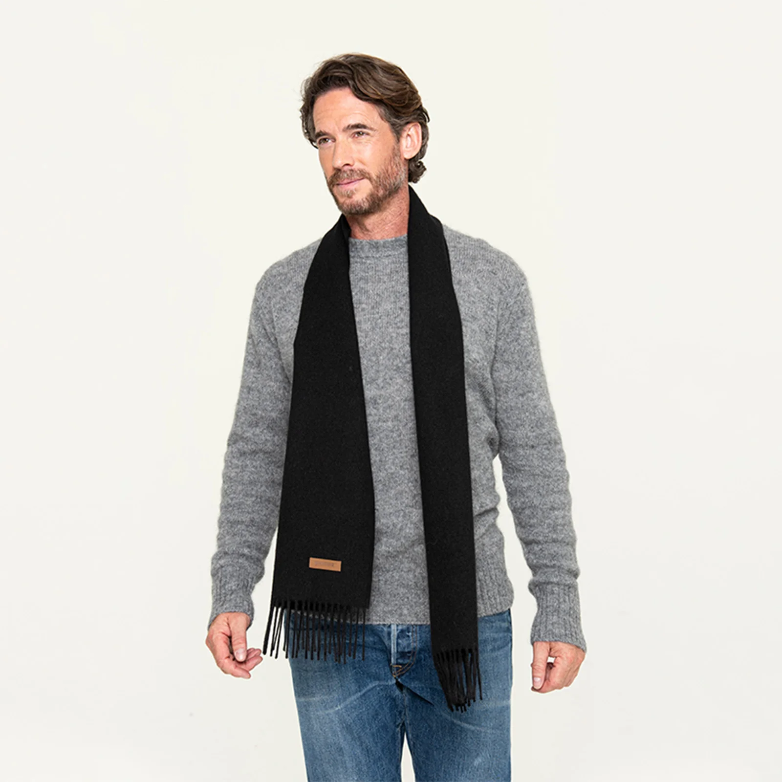 Men's Solid Scarf - Image 6