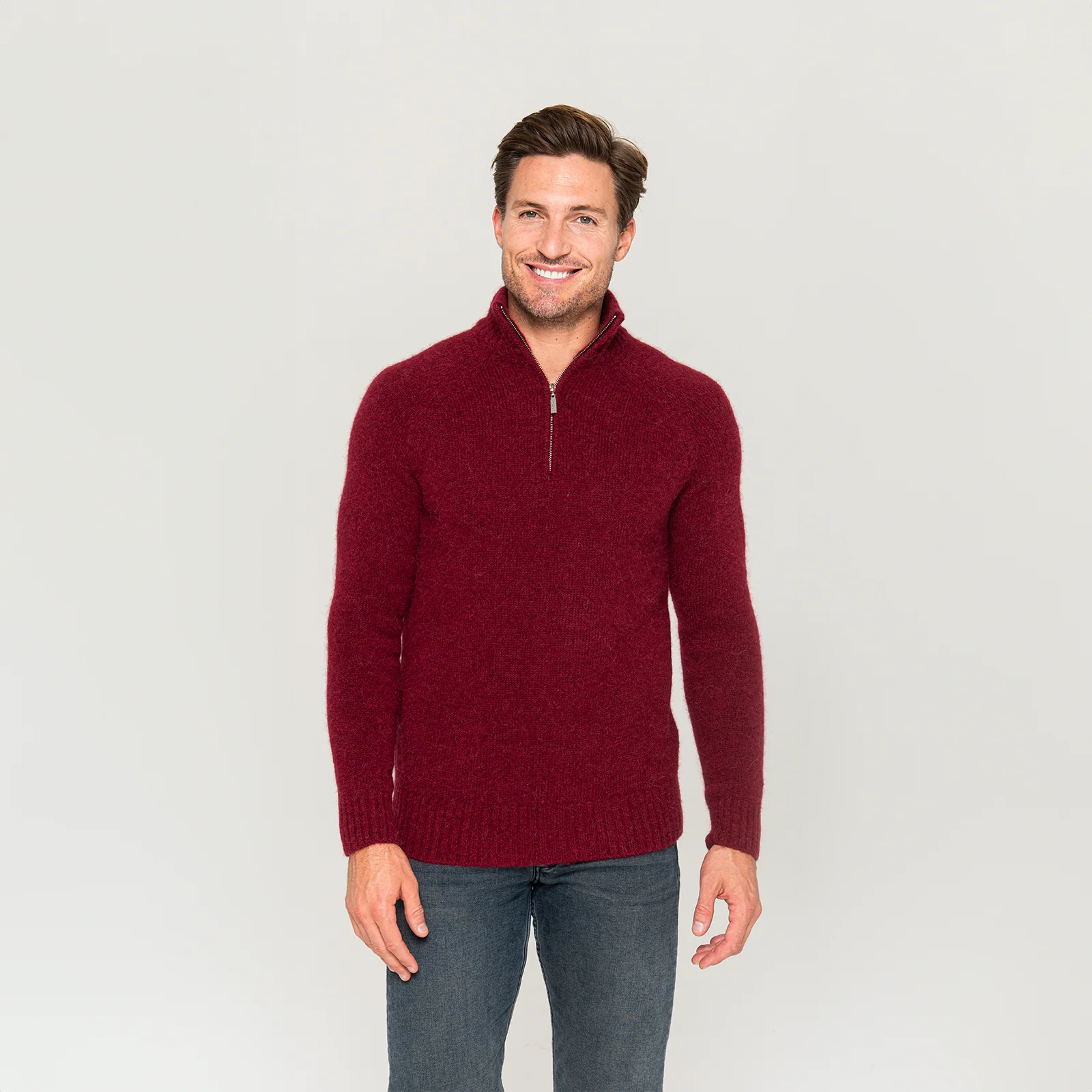 Men's Quarter Zip Sweater - Image 8