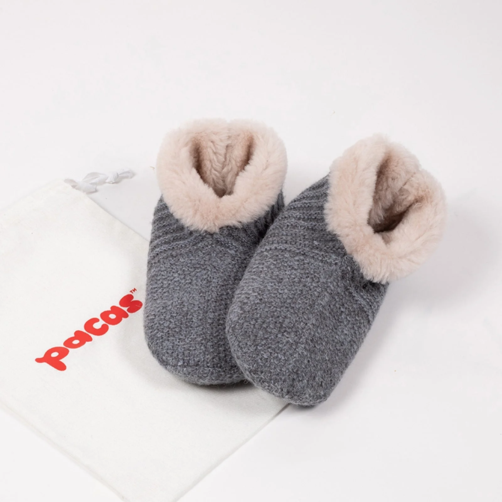 Men's Alpaca Lined Gripper Slippers - Image 5