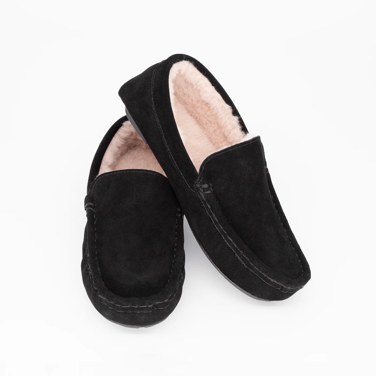 Men's Alpaca Lined Moccasin Slipper - Image 3