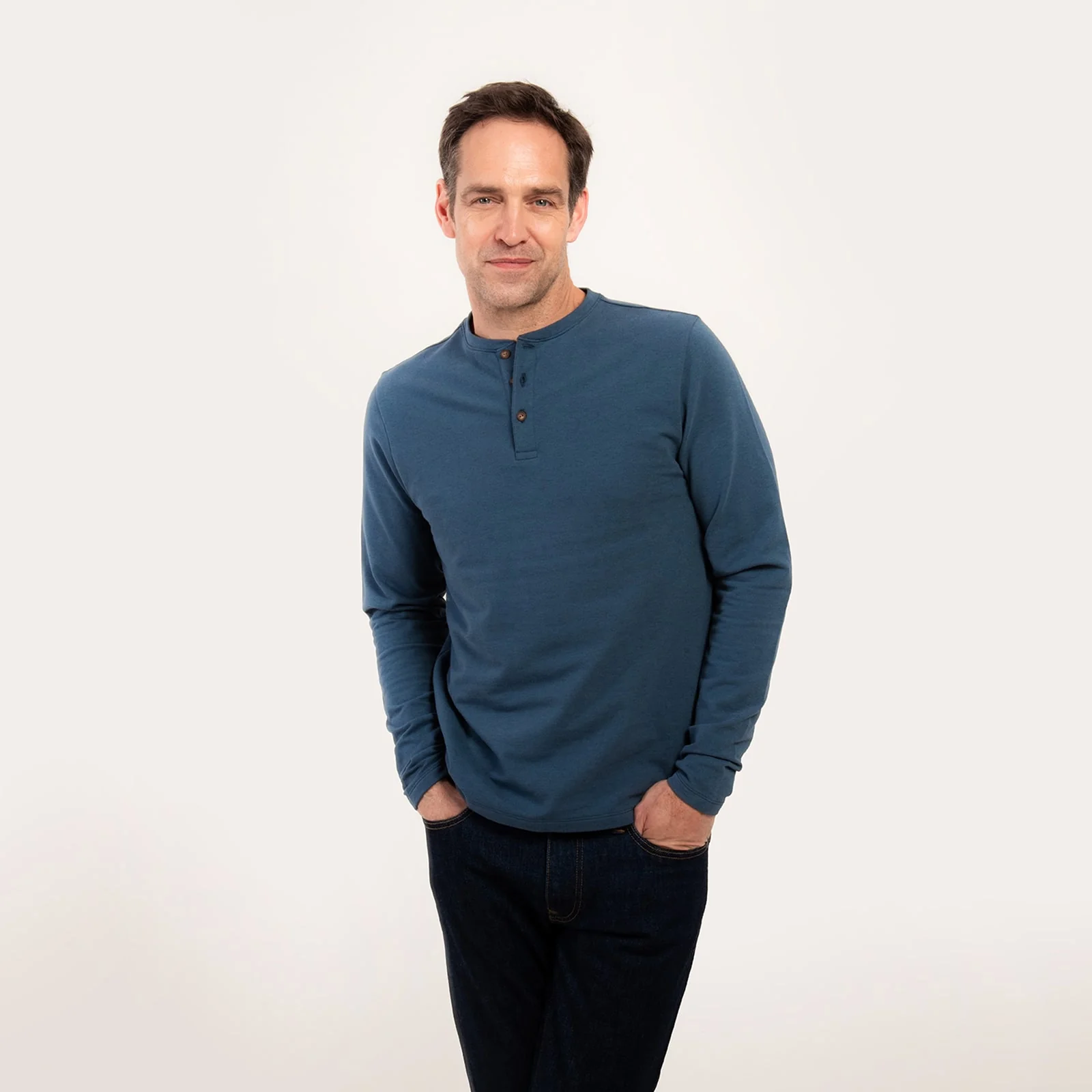 Men's Pimalpaca Relaxed Fit Henley - Image 3