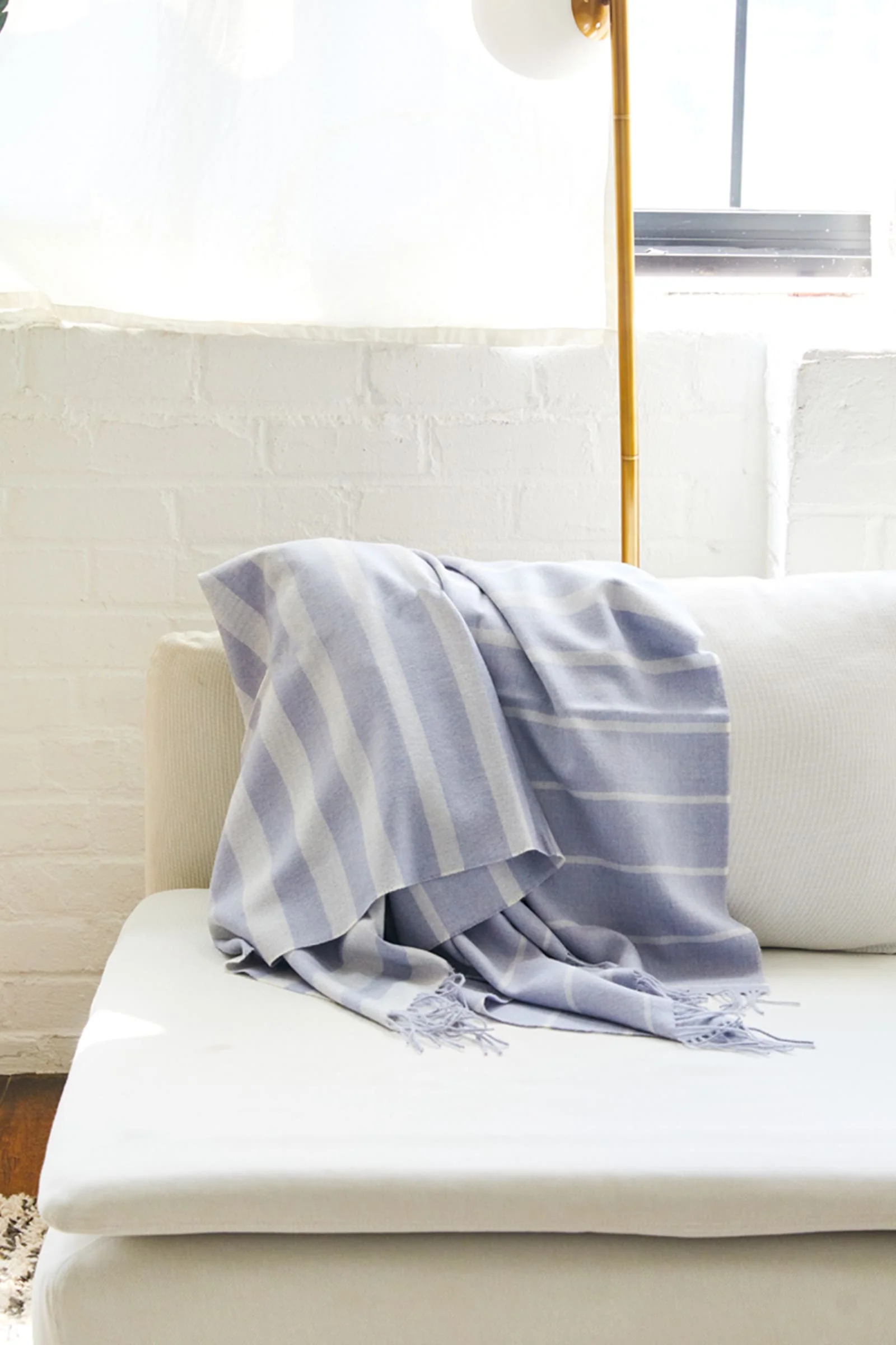 Ombre Stripe Throw Blanket - Image 5