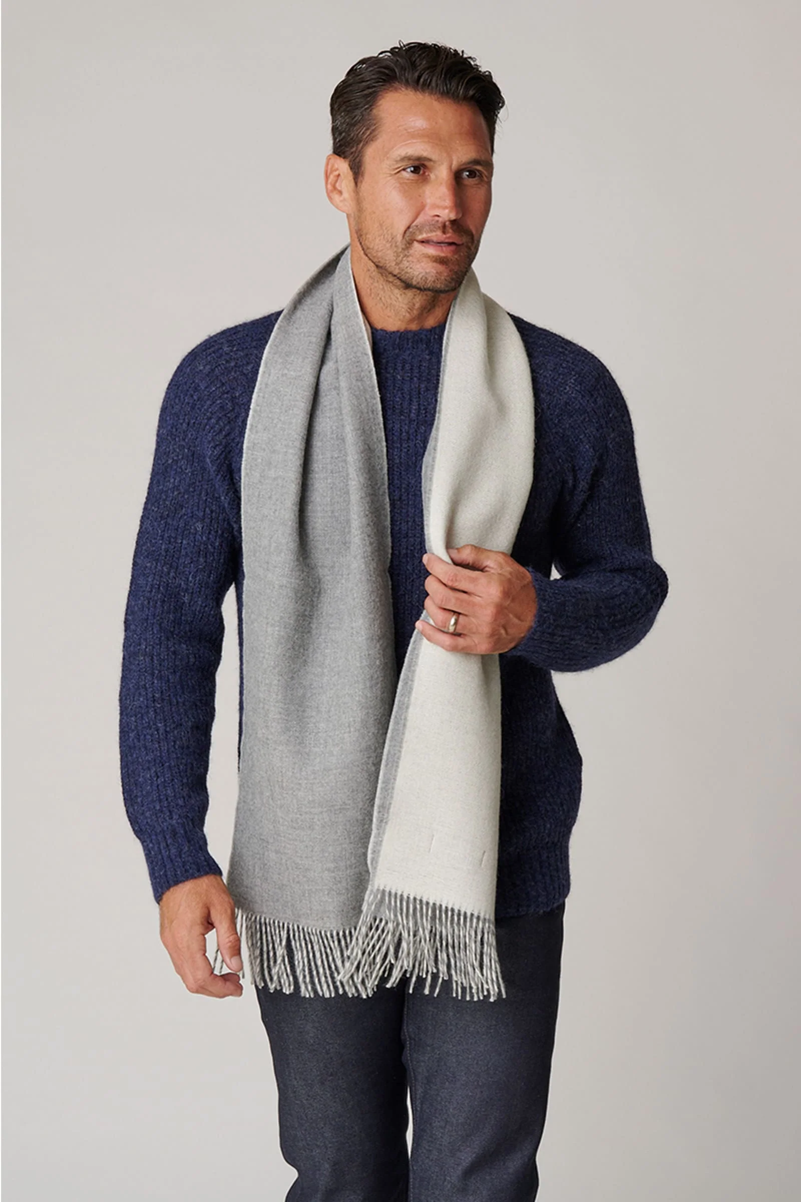Men's Solid Scarf - Image 3