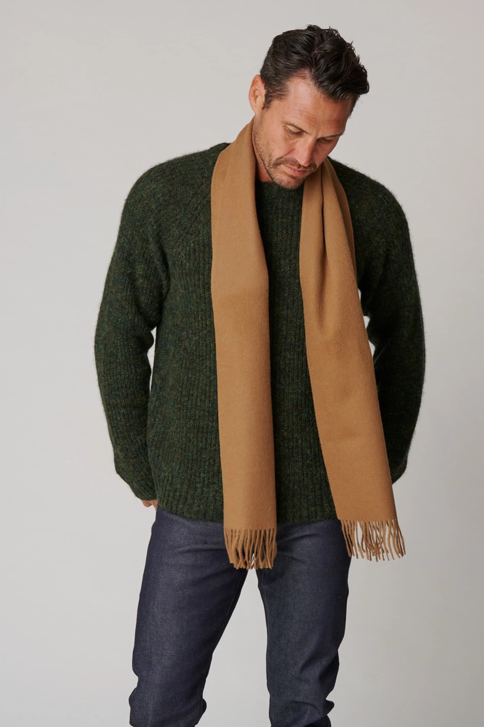 Men's Solid Scarf - Image 4