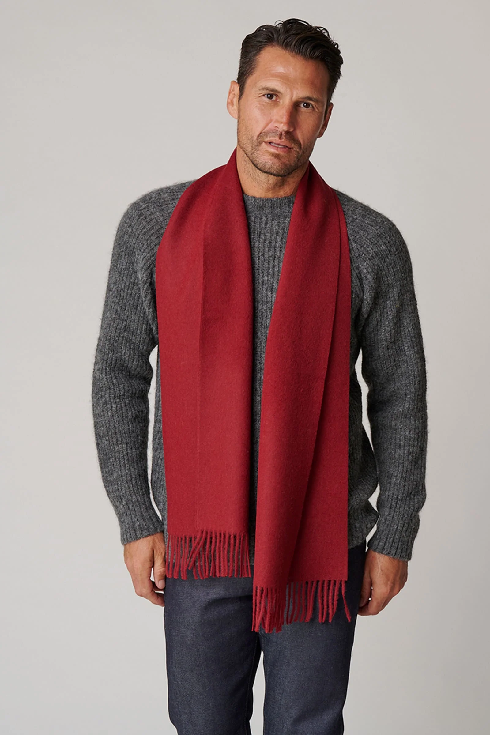 Men's Solid Scarf - Image 5