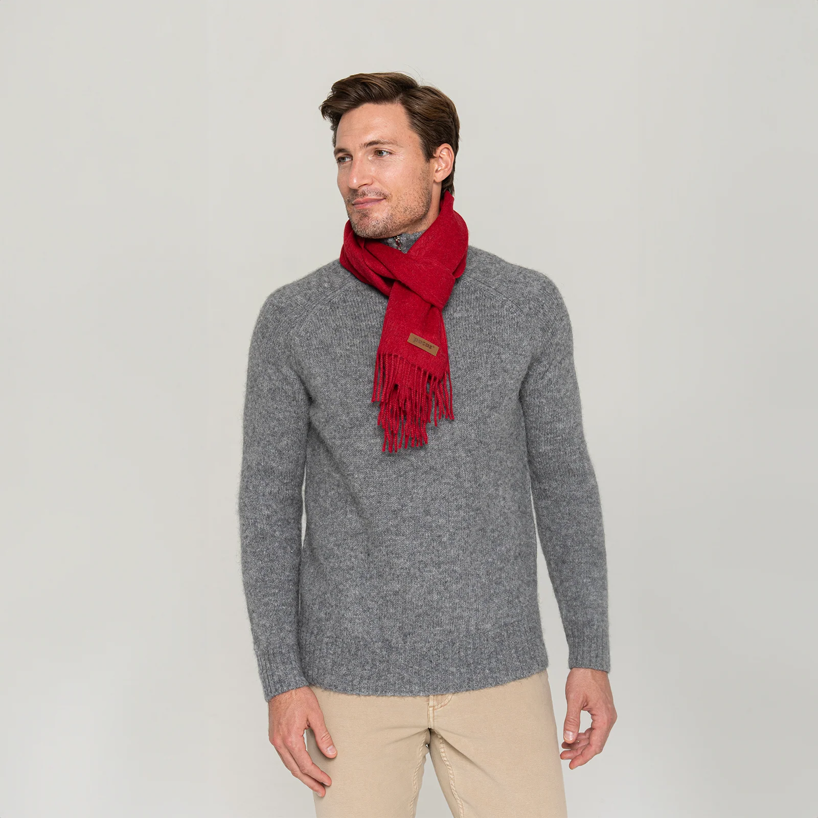 Men's Solid Scarf - Image 6