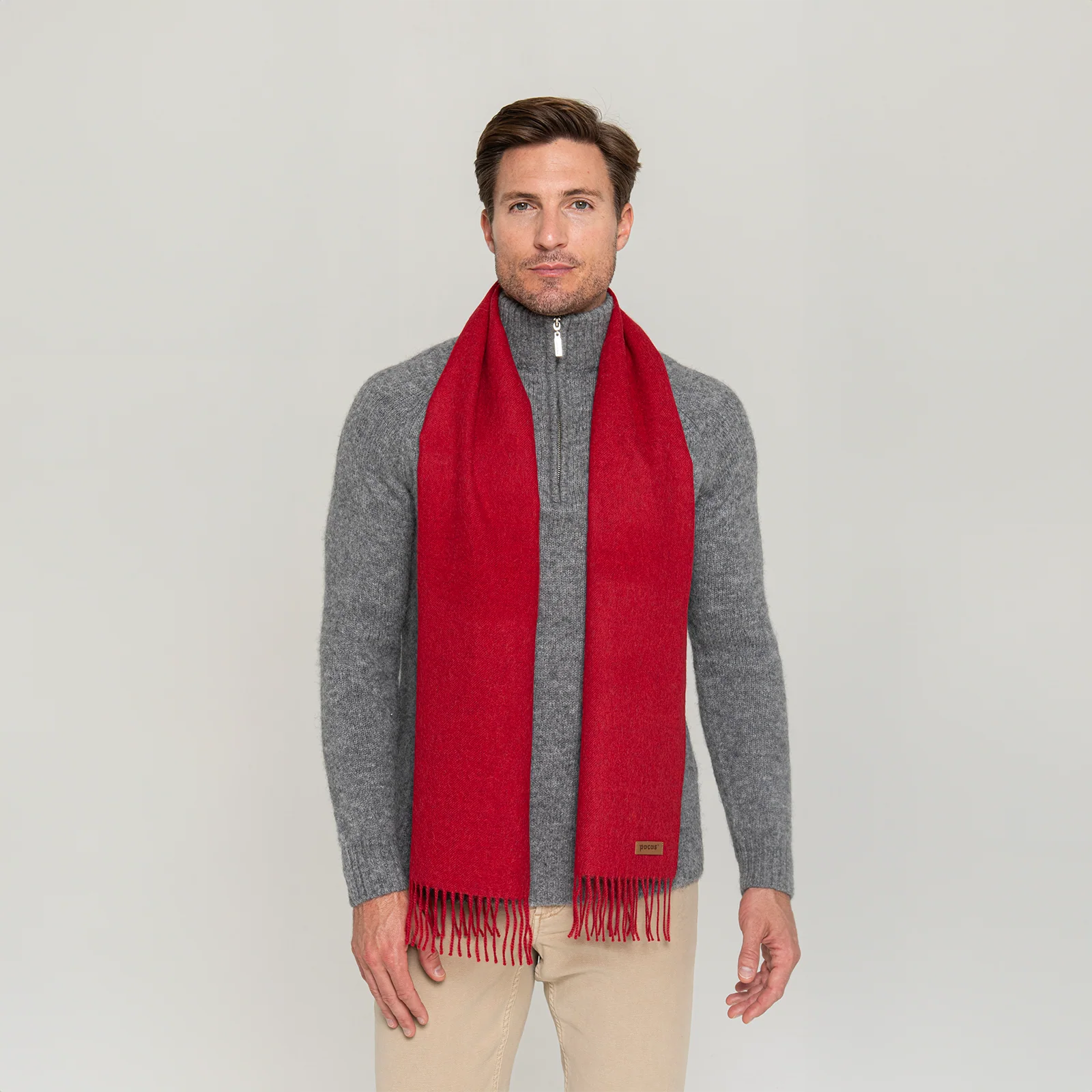 Men's Solid Scarf - Image 8