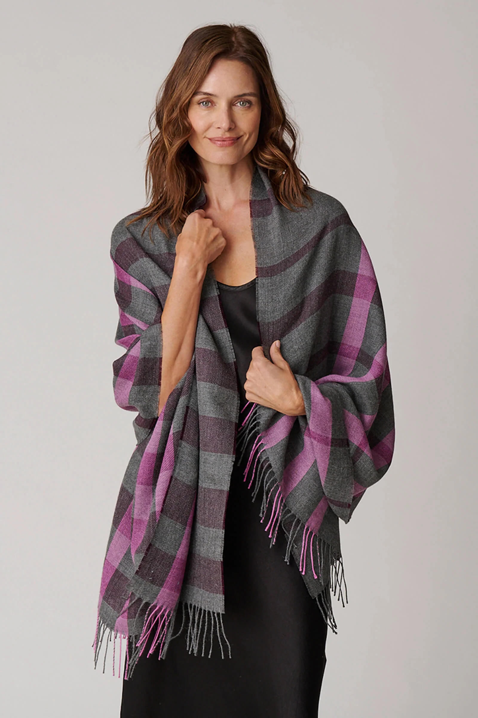 Half Plaid Shawl - Image 4