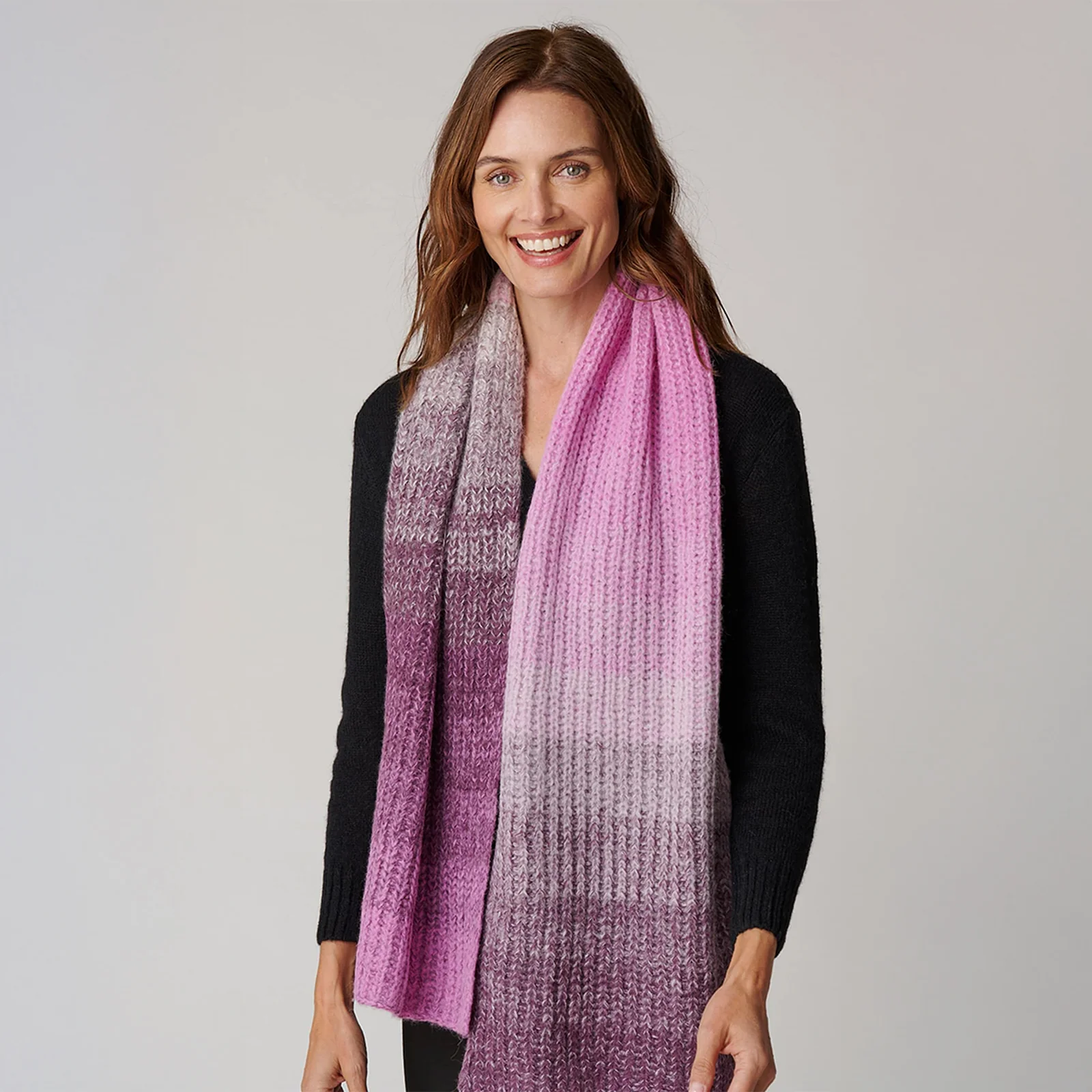 Women's Color Block Scarf - Image 10