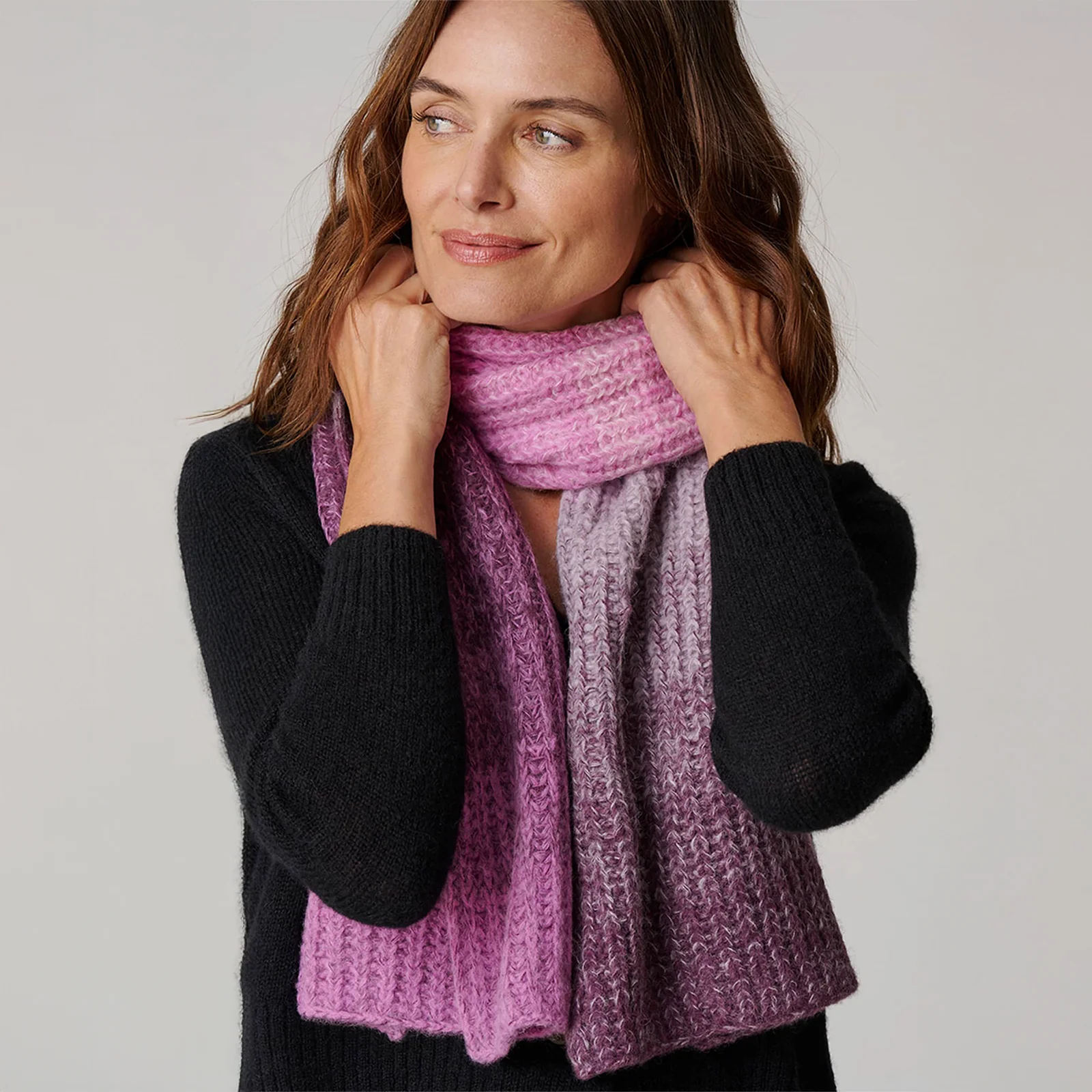 Women's Color Block Scarf - Image 9