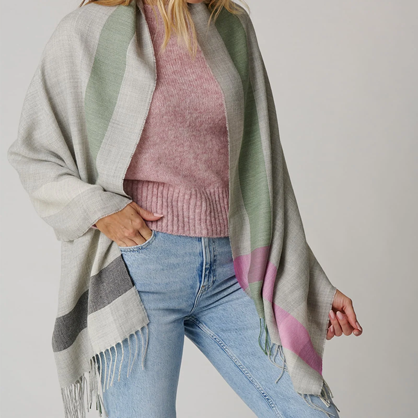 Pop Rectangle Shawl - Image 8